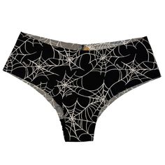 New Cheekster Pantie. Polyamide Blend. B Lack Spider Web Pattern. Stretch Cotton Halloween Bottoms, Haikyuu Clothes, School Baddie, Spider Web Pattern, Pinterest Wardrobe, Outfits College, Web Pattern, Spider Webs, Cute Bras