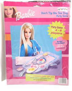 the barbie party game is in its packaging