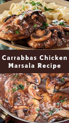 Carrabbas Chicken Marsala Recipe Best Chicken Ever Recipe, Natasha’s Kitchen Chicken Marsala, Copycat Restaurant Recipes Carrabbas, Chicken Liver Casserole, Marcela Chicken Recipe, Chicken Thigh Marinara, Breaded Chicken Marsala, Copycat Carrabbas Chicken Marsala, Most Popular Recipes 2024