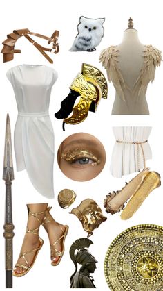 a collage of different types of clothing and accessories