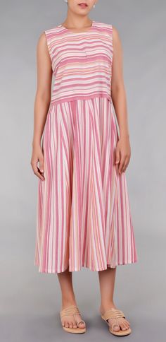 Buy Sleevless Striped Dress For Wome..., Clothes, shoes in Pune Shoes Buy, Pune, Striped Dress, Wedding Gowns, Sleeveless Dress, Summer Dresses, Womens Dresses