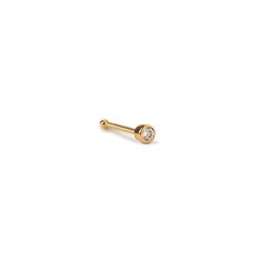 14K Solid Gold tiny crystal nose stud for nose piercings. Sold as a single unit. 14K Gold White Zirconia Hypoallergenic, lead and nickel free Diameter 2.5mm(0.1in) Post thickness: 0.7mm / 21 gauge #NS004 Nose Piercings, Nose Stud, Nose Piercing, Pretty Jewellery, Ring Bracelet, Ring Necklace, Piercings, Solid Gold, Crystals