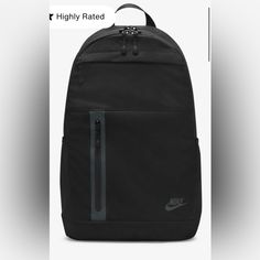 New With Tag Bookbag Black Nike Black Rectangular Backpack, Nike Black Backpack For Daily Use, Nike Rectangular Backpack For Back To School, Nike Student Backpack, Functional Nike Bag For Back To School, Nike Standard Student Backpack, Nike Casual Bags For Students, Nike Everyday Backpack For Back To School, Nike Backpack For Everyday And Back To School