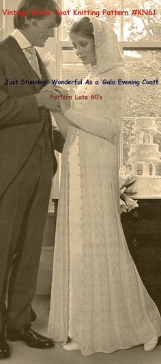 a man and woman standing next to each other in front of a window with the caption just stunning wonderful as a gala evening coat