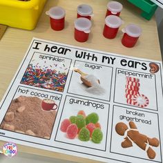 i hear with my cars printable activity for preschool and pre - school age children