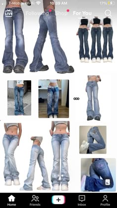 Basic Y2k Outfits, Pretty Jeans, Pretty Pants, Street Style Outfits Casual, Latina Outfits, Latina Fashion Outfits, Clueless Outfits, Cute Jeans, Fashion Hacks Clothes