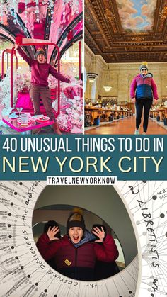 the top 10 unusual things to do in new york city, including art and architecture