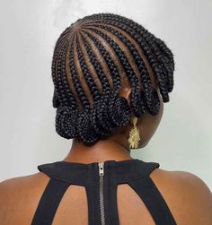 Effortlessly chic: black cornrow braids edition. [@AllCreditstoOwner] Visit blog for more black hair inspiration Half Box Braids, Half Cornrows Half Box Braids, Box Braids Styles, Adorable Hairstyles, Half Cornrows, Cornrow Braids, Shaved Hair Designs