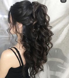 Hair For A Wedding, Grad Hair, Cute Prom Hairstyles, Hair 101, Evening Hairstyles, Bridesmaids Hair, Hairstyle Idea, Simple Prom Hair, Quinceanera Ideas