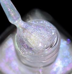 Iridescent Nail Polish, Pretty Nail Polish Colors, From Dusk Till Dawn, Holo Taco, Pretty Nail Polish, Mermaid Glitter, Nail Shimmer, Holographic Nail Polish, Shimmer Lights