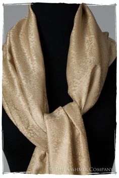 Merry and Bright Silk Shawl/Scarf Elegant Gold Shawl For Winter, Elegant Gold Scarf For Wedding, Elegant Festive Winter Shawl, Elegant Winter Festive Shawl, Elegant Pashmina Shawl For Evening, Luxury Beige Scarf For Formal Occasions, Luxury Beige Formal Scarf, Elegant Winter Festive Scarves, Elegant Festive Shawl For Evening