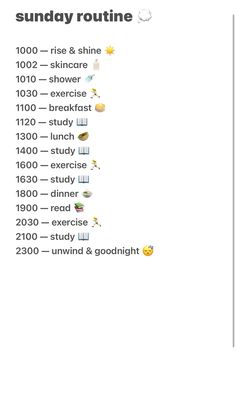 hii!! i wanted to share my sunday morning routine 😴 u can use it for ur own routines and edit it to ur liking!!  #morningroutine #10am #productive #studying #routine 10am Morning Routine, Productive Day Routine Schedule Student, 7:30 Morning Routine, Morning Routine 7:00 To 8:00 For School, Studying Routine, Productive Studying, Morning Routine For School 6:30 To 7:30, Morning Routines For School 6:30, Weekend Routines