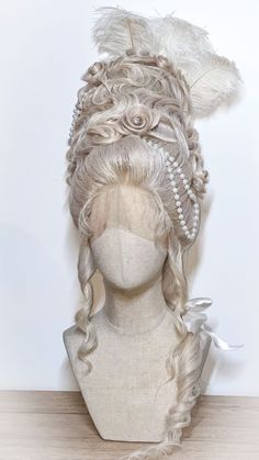 Rococo Hat, Lina Lamont, 18th Century Hairstyles, Vampire Couple, Era Victoria, Historical Hairstyles, Drag Wigs, Stile Hijab, Rococo Fashion