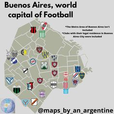 an image of a map with all the cities and their emblems on it in spanish