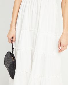 Pricing Comparison Few Moda $68 Reformation $278 For Love & Lemons $248 Product Details Adorable ruffled cap sleeves finish off the smocked bodice of this soft and breezy dress. Done with a tiered maxi skirt and side pockets.- Pockets- Square neckline- Maxi length- Fully lined- Content: 50% Viscose, 45% Linen, 5% Spandex- Care: Machine Wash Cold / Hand Wash Style# K21WDR10053X Fit Notes - Model wearing a size S- Model measurements: 5'9'' Height / 32'' Bust / 24'' Waist / 34'' Hips- Garment m Chic Tiered Maxi Skirt For Summer, Breezy Ruffled Maxi Skirt, Breezy Ruffled Tiered Maxi Skirt, Breezy Tiered Ruffle Maxi Skirt, Breezy Tiered Maxi Skirt With Ruffles, Tiered Maxi Skirt For Summer Day Out, Beach Tiered Ruffled Maxi Skirt, Beach Tiered Maxi Skirt With Ruffled Details, Bohemian Maxi Dress With Smocked Back And Tiered Skirt