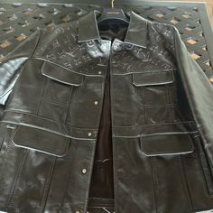 Men Louis Vuttion Leather Jacket Worn 1 Real Black Leather Jacket Louis Vuitton Jacket, Louis Vuttion, Coats Men, Black Leather Jacket, Mens Coats, Mens Jackets, Black Leather, Jackets & Coats, Leather Jacket