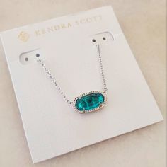 Kendra Scott Elisa Silver Pendant Necklace In London Blue Nwt, Unworn. Will Carefully Ship. 100% Authentic Trusted Seller Kendra Scott Elisa Necklace Silver, Kendra Scott London Blue, London Blue Kendra Scott, Preppy Necklaces, Girly Christmas Gifts, Kendra Scott Necklace Elisa, Jewelry Kendra Scott, Girly Christmas, Kendra Scott Elisa