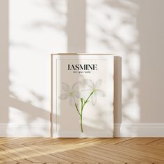 an image of a magazine cover with flowers on the front and back pages in it