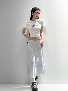 Olivia Mark - Womens Low-Waist Pleated Midi Skirt with Long Umbrella Design Umbrella Design, Long Umbrella, Umbrella Skirt, Umbrella Designs, Pleated Midi Skirt, Low Waist, Types Of Skirts, Olivia Mark, Midi Skirt