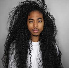 80's Hairstyle, Long Curly Hair Men, Hairstyles Male, Natural Hair Men, Dark Shadows, Curly Hair With Bangs, Black Hairstyles, Hair Life