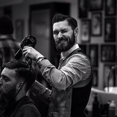 Beard Barber, Beard Tattoo, Corte De Cabelo Masculino, Beard Grooming, Hair Replacement