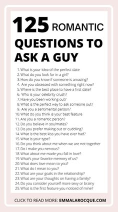 Good Questions To Ask A Guy Deep, Romantic Questions To Ask Your Boyfriend, Cute Questions To Ask Your Boyfriend, Getting To Know You Questions Dating, Juicy Questions To Ask Your Boyfriend, Flirty Questions To Ask A Guy, 20 Questions To Ask A Guy, Deep Questions To Ask Your Boyfriend, Getting To Know You Questions