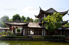 Chinese House | Chinese House — Stock Photo © Kongkiat Tapromma #3149572 Chinese Houses, House In Thailand, Oral Communication