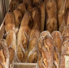 many loaves of bread are stacked together