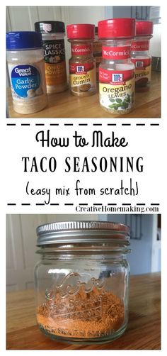 how to make taco seasoning easy mix from scratch