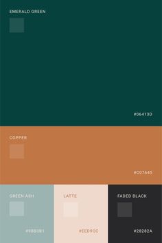 the color palette is green, brown, and black