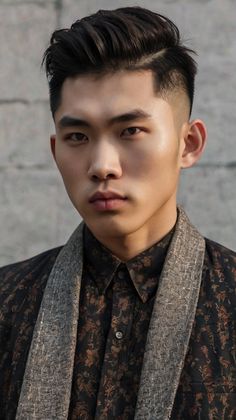 Discover the Best Asian Men Hairstyle Trends for Long Hair and Short Fade Looks Hairstyle Asian Men, Men Hairstyle Asian, Hairstyle Asian, Polished Man