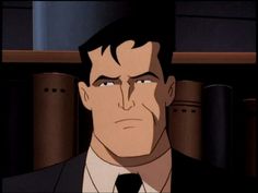 an animated image of a man in a suit and tie