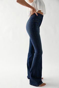 Flair Jeans, High Waisted Flare Jeans, All Jeans, Country Outfits, Flared Jeans, Western Wear, Boho Outfits, Flare Jeans, Stretch Denim