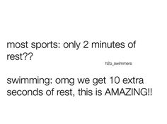 the words are written in black and white, which reads most sports only 2 minutes of rest?