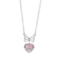 Pink Cat's Eye Heart Bow Tie Statement Necklace  Buy 3 Pay for 2  Buy at Khanie Bow Tie Design, Cosplay Fashion, Necklace Length Chart, Pretty Jewelry Necklaces, Trending Necklaces, Cats Eye Stone, Stacked Necklaces, Y2k Coquette, Tie Design