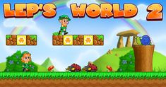 an image of the game let's world 2 with mario and luigi on it