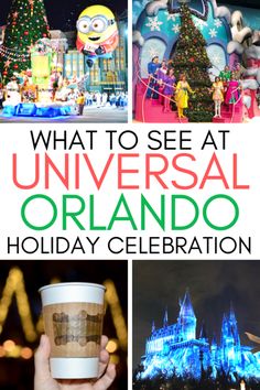 what to see at universal orlando holiday celebration