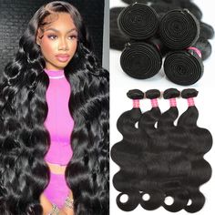 PRICES MAY VARY. 【Human Hair Bundles Material】:12A Grade Virgin Brazilian Human Hair Bundles,100% Unprocessed Virgin Human Hair Cut From Young Donor,Soft And Healthy Natural Color,Select High Quality Human Hair Material,Clean And Healthy To Make Sew In Or Wigs. 【Bundles Human Hair Quality】:14-32 Inches Brazilian Human Hair Each Bundle Is 95g-100g，High Quality Unprocessed Virgin Bundles, Raw Bundles Human Hair,Strong Double Machine Weft, Weave Bundles Human Hair,Very Soft and Silky, Full Density, Raw Bundles, Body Wave Bundles, Hair Body Wave, Hair Shedding, Hair Vendor, Human Hair Bundles, Brazilian Body Wave, Brazilian Virgin Hair, Bleached Hair