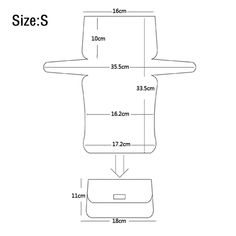 the size and measurements of a chair with its seat folded up to show it's width