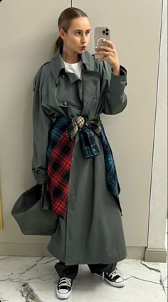 Experiment Outfit, Plaid Flannel Outfit, Quirky Fashion, Mood Board Fashion, Sporty Outfits, 가을 패션, Fall Winter Outfits, Daily Outfits, Daily Fashion