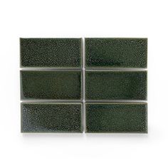 Heath Ceramics LG2 Jade Manganese-Olive #3 Tile Sample Olive Green Tile, Soapstone Tile, Heath Ceramics Tile, Heath Tile, Parents Bathroom, Hackney Wick, Shiny Butterfly, Cardboard Recycling, Secret Kitchen