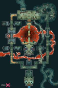 an image of a map that looks like it is in the middle of a game