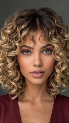 🎭✨ Artistic Classic Curled Lob Soft holiday curls Inspiration 🌟 Styling Guide, Festive Season, Textured Hair