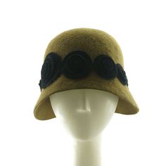 Lovely gold felt cloche hat for women in a Twenties Art Deco style. Beautiful handmade millinery hat. * one of a kind  * fits average size heads, size 22   * luxurious Salome fur felt * hand made and trimmed Take good care of this handmade hat. It will never be out of style. More hats here: https://www.etsy.com/shop/TheMillineryShop Adjustable Cloche Hat In Flapper Style, Adjustable Wide Brim Felt Cloche Hat, Adjustable Cloche Flapper Hat, Winter Gatsby Cloche Hat, Winter Gatsby Style Cloche Hat, Wool Cloche Hat For Party, Elegant Felt Bucket Hat, Gatsby Style Adjustable Cloche Hat With Curved Brim, Flapper Style Short Brim Cloche Hat For Kentucky Derby