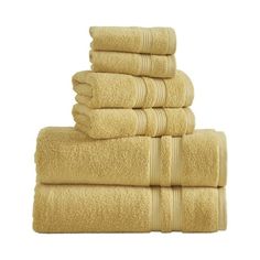 towels stacked on top of each other