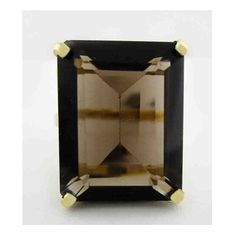 Karat: 10k Yellow Gold Gemstones: 1 Genuine Smoky Topaz - 18.68 Carats Smoky Topaz Grades, Hue... Brown/Smoky Tone... Medium Dark Saturation ... Vivid Cut... Very Good No Inclusions Or Flaws Setting: Prong Shape: Emerald Cut Net Weight: 5.9 Grams Ring Size: 7 (Free Resizing Service - If Needed) Dimensions: 18 Mm X 14 Mm - Gemstone Measurements Free Certificates, Smoky Topaz, Carved Shell, Sterling Silver Filigree, Domed Ring, Fine Jewelry Collection, Quartz Ring, Pink Quartz, Smokey Quartz