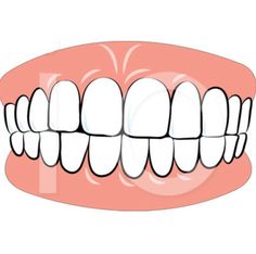 This picture will be handy to look at as I'm drawing my teeth on my face. Tooth Clip Art, Smile With Teeth, Teeth Clipart, Clip Art Black And White, Black And White Clipart, Teeth Clip, Baking Logo Design, Baking Logo, Free Clipart Images