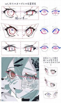 Art Drawing Easy Regard Animal, Eye Drawing Tutorials, Seni Dan Kraf, Sketches Tutorial, Anime Eye Drawing, Digital Painting Tutorials