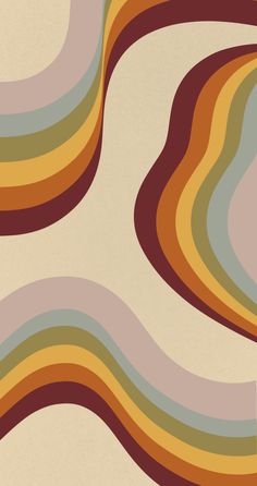 an abstract background with wavy lines in shades of brown, yellow and green on beige