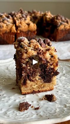 209K views · 20K reactions | MARBLED BANANA STREUSEL COFFEE CAKE

I will simply never get over this ✨ Recipe below OR comment ‘BANANA’ to get the recipe sent to you 🤎 

#Recipe Details:
Banana Cake:
- 1/2 cup butter, melted & slightly cooled
- 3/4 cup brown sugar
- 1/2 cup granulated sugar
- 2 eggs, at room temp
- 1 cup greek yogurt, at room temp
- 3 ripe bananas, mashed (1 1/2 cups)
- 1 tsp vanilla extract
- 2 cups all-purpose flour
- 1 tsp baking soda
- 1/2 tsp salt
- 1/2 tsp cinnamon
Chocolate Portion:
- 1/2 of the banana cake batter 
- 1/4 cup cocoa powder
- 2 tbsp milk of choice
Chocolate Chip Cinnamon Streusel:
- 1 cup + 2 tbsp all-purpose flour
- 1 tsp cinnamon
- 1/3 cup granulated sugar 
- 1/3 cup brown sugar
- 1/2 cup salted butter, melted
- 1/2 cup semi-sweet chocolate chips
- 1